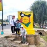 Our Guests enjoy a photo moment at the Equator in Kenya, Nanyuki.